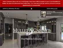 Tablet Screenshot of mulletcabinet.com
